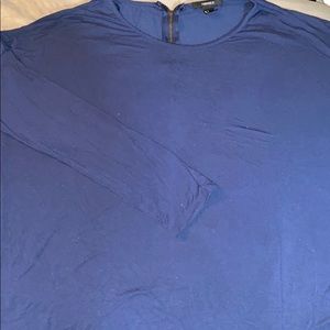 Long Sleeve Soft Shirt with Half Zipper